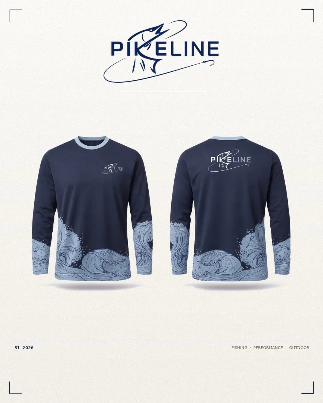 Ocean Wave longsleeve — editorial presentation