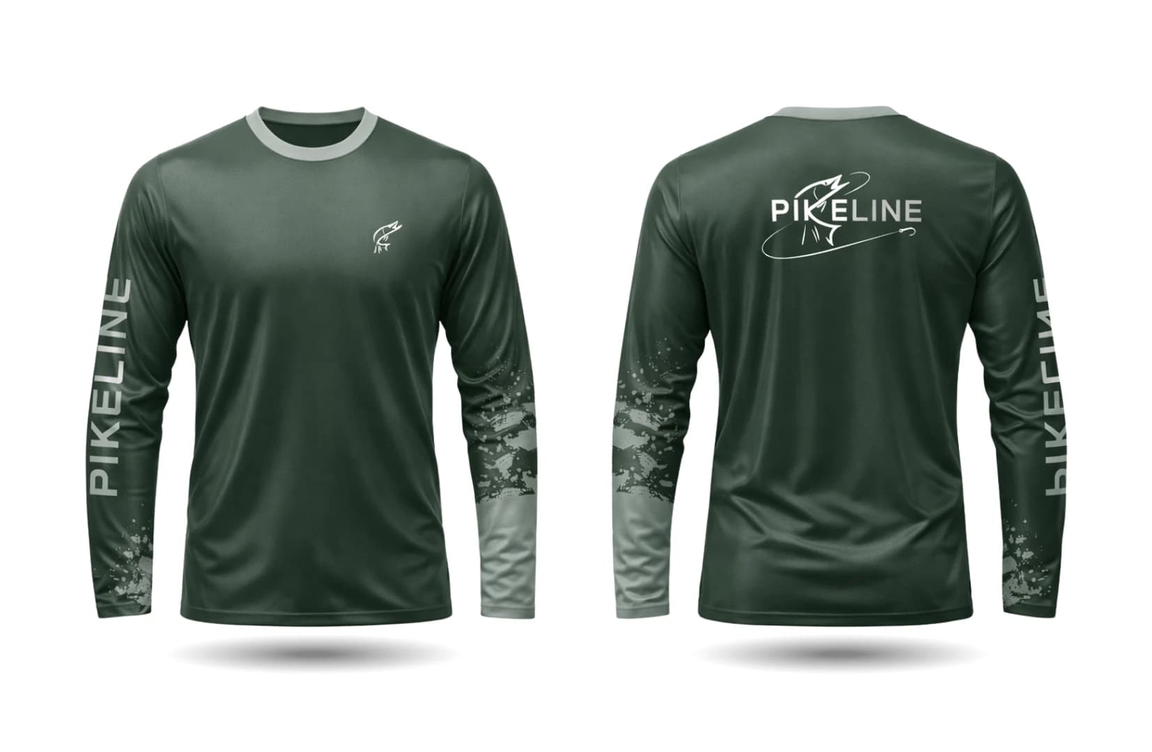 PikeLine Classic longsleeve — front and back