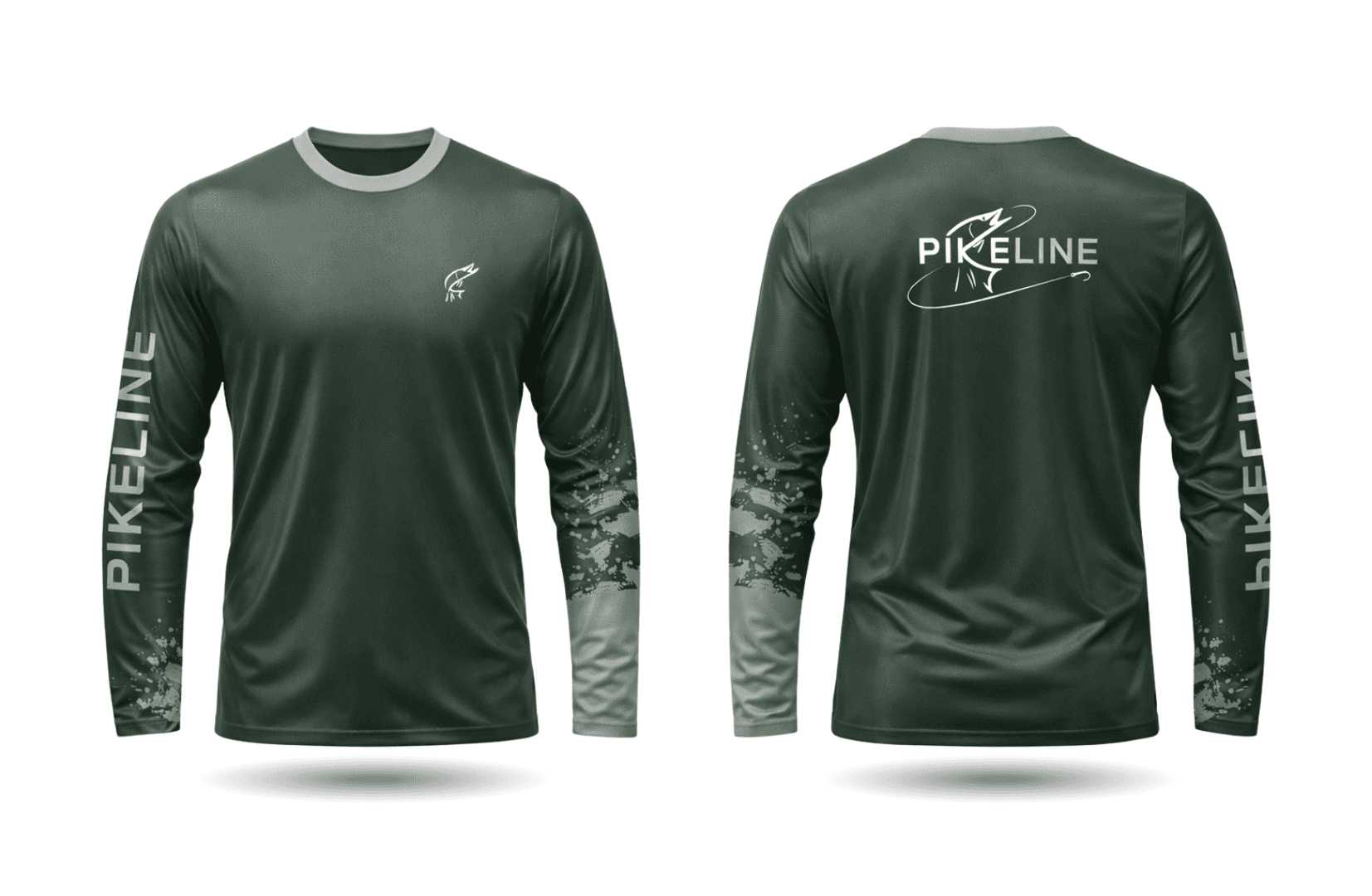 Vert Foncé longsleeve — front and back